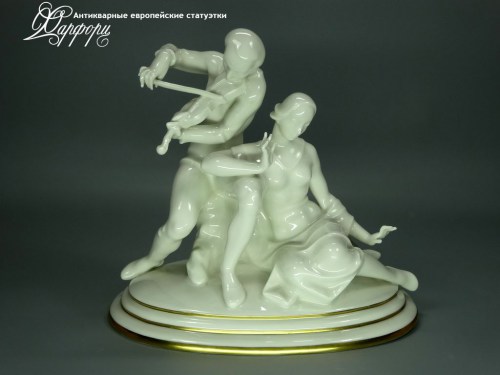 Купить фарфоровые статуэтки Hutschenreuther, Ар-деко Романтика, Германия